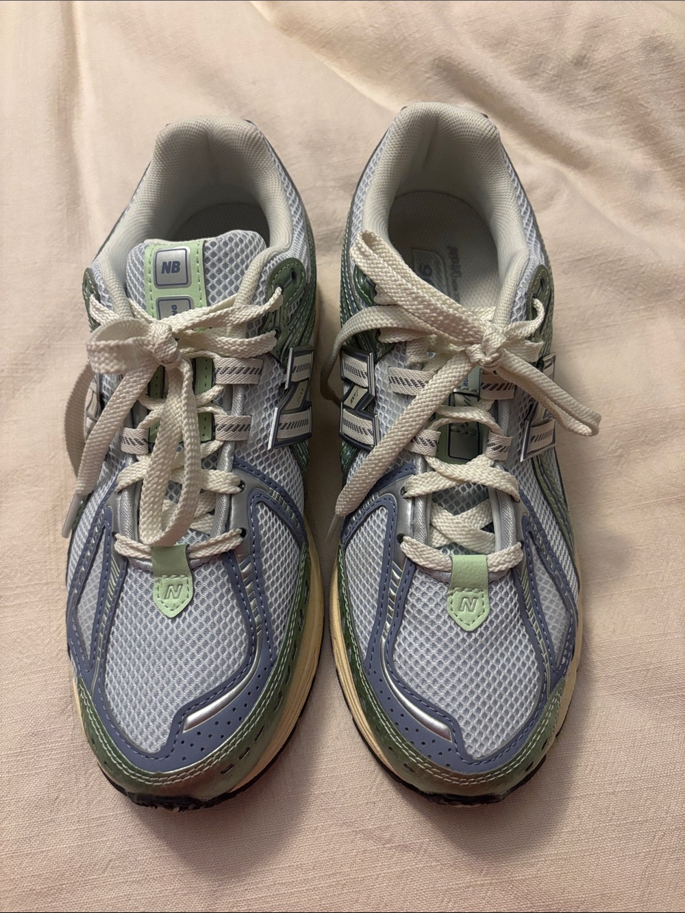 New Balance White, Light Gray & Silver 1906R Cushioning Sneaker